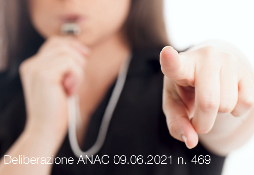 Deliberazione ANAC 09 giugno 2021 n 469 Deliberazione ANAC 09 giugno 2021 n 469