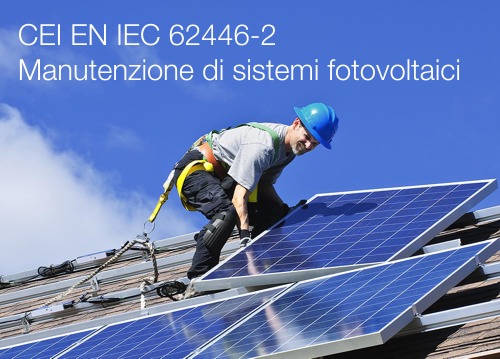 Manutenzione di sistemi fotovoltaici Manutenzione di sistemi fotovoltaici