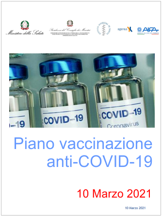 Piano vaccinazioni 10 marzo 2021 Piano vaccinazioni 10 marzo 2021