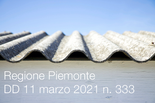 Regione Piemonte DD 11 marzo 2021 n 333 Regione Piemonte DD 11 marzo 2021 n 333