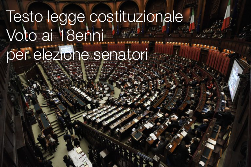 Testo legge costituzionale 2021 Testo legge costituzionale 2021