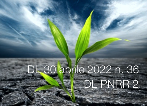 Decreto Legge 30 aprile 2022 n 36 Decreto Legge 30 aprile 2022 n 36