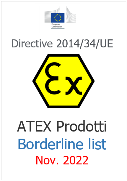 ATEX Prodotti Borderline list Nov 2022 ATEX Prodotti Borderline list Nov 2022