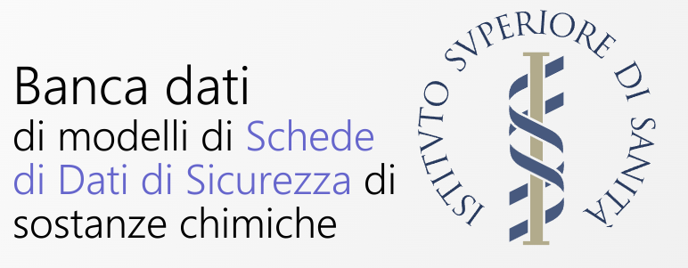 Banca dati di modelli di Schede di Dati di Sicurezza di sostanze chimiche Banca dati di modelli di Schede di Dati di Sicurezza di sostanze chimiche