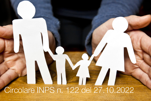 Circolare INPS n 122 del 27 ottobre 2022 Circolare INPS n 122 del 27 ottobre 2022