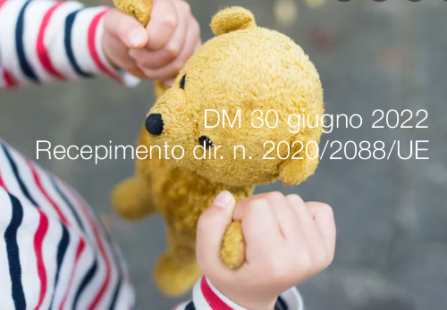 DM 30 giugno 2022 DM 30 giugno 2022