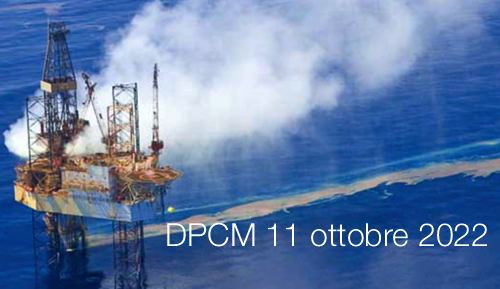 DPCM 11 ottobre 2022 DPCM 11 ottobre 2022