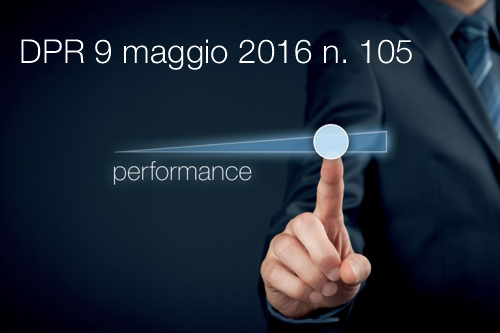 DPR 9 maggio 2016 n 105 DPR 9 maggio 2016 n 105