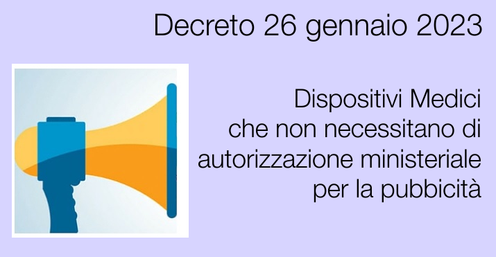 Decreto 26 gennaio 2023 Decreto 26 gennaio 2023