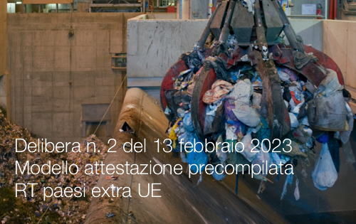 Delibera n 2 del 13 febbraio 2023 Modello attestazione precompilata RT paesi extra UE Delibera n 2 del 13 febbraio 2023 Modello attestazione precompilata RT paesi extra UE