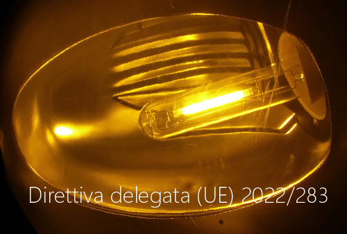 Direttiva delegata UE 2022 283 Direttiva delegata UE 2022 283