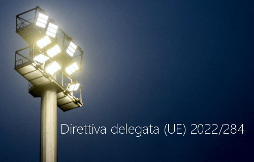 Direttiva delegata UE 2022 284 Direttiva delegata UE 2022 284