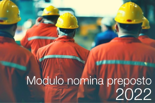 ID 15499 Modulo nomina preposto ID 15499 Modulo nomina preposto