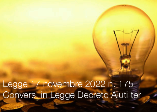 Legge 17 novembre 2022 n 175 Legge 17 novembre 2022 n 175