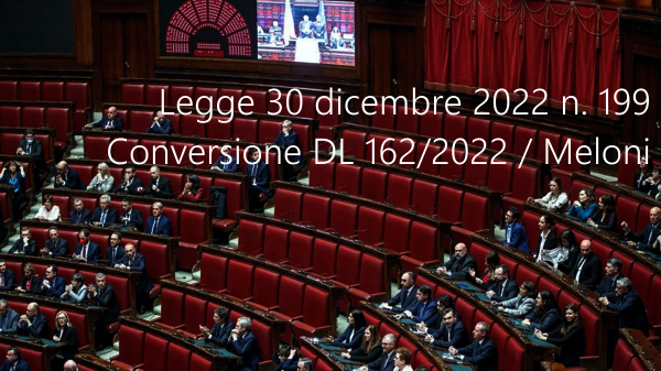 Legge 30 dicembre 2022 n 199 Legge 30 dicembre 2022 n 199