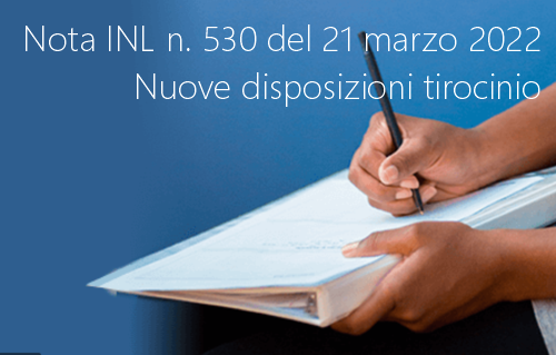 Nota INL prot n 530 del 21 marzo 2022 Nota INL prot n 530 del 21 marzo 2022