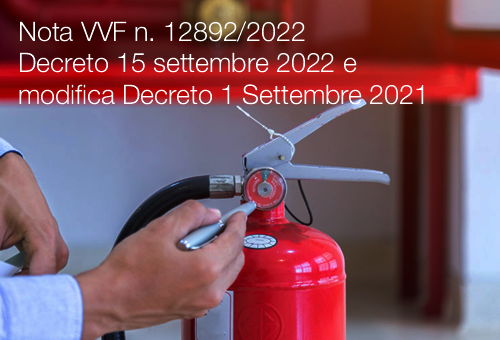 Nota VVF n 12892 del 19 Settembre 2022 Nota VVF n 12892 del 19 Settembre 2022