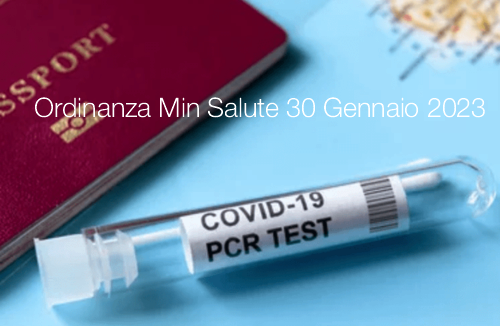 Ordinanza Min Salute 30 Gennaio 2023 Ordinanza Min Salute 30 Gennaio 2023