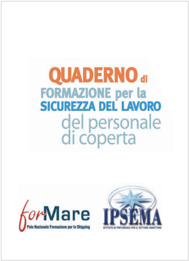 Quaderno formazione sicurezza lavoro personale di coperta Quaderno formazione sicurezza lavoro personale di coperta