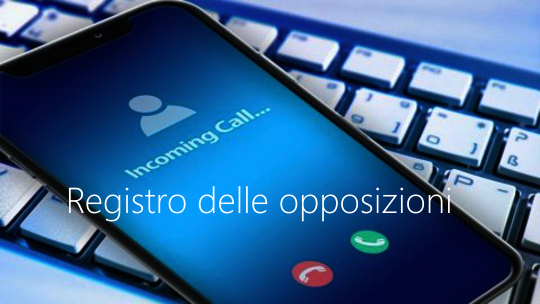 Registro delle opposizioni Registro delle opposizioni