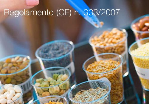 Regolamento CE n 333 2007 Regolamento CE n 333 2007
