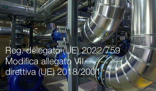 Regolamento delegato UE 2022 759 Regolamento delegato UE 2022 759