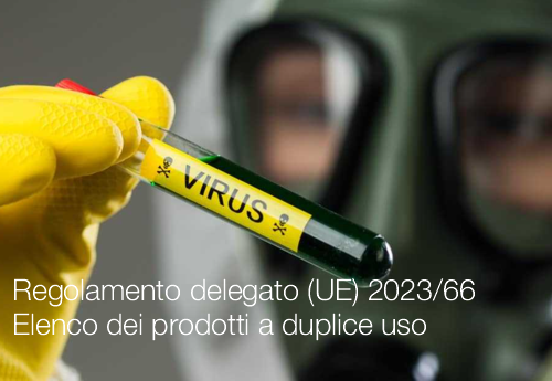 Regolamento delegato UE 2023 66 Regolamento delegato UE 2023 66