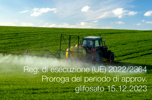 Regolamento di esecuzione UE 2022 2364 Regolamento di esecuzione UE 2022 2364