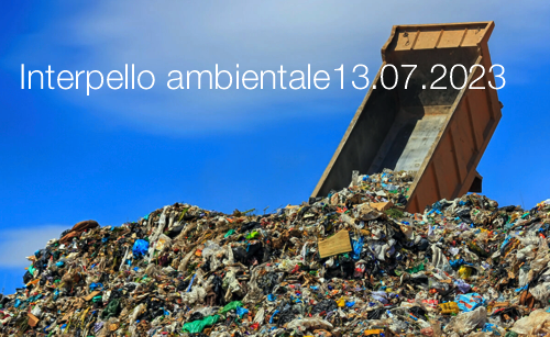 Interpello ambientale 13 07 2023 Interpello ambientale 13 07 2023