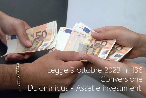 Legge 9 ottobre 2023 n 136 Legge 9 ottobre 2023 n 136
