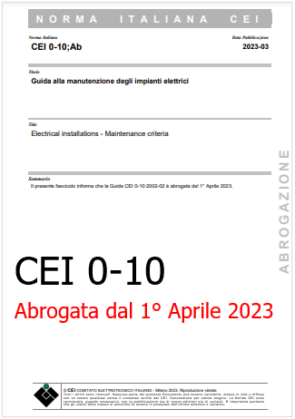 CEI 0 10 Abrogata CEI 0 10 Abrogata