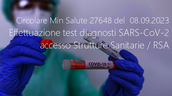 Circolare Min Salute 27648 del 08 09 2023 Circolare Min Salute 27648 del 08 09 2023