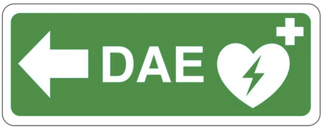 DAE pittogramma percorso DAE pittogramma percorso