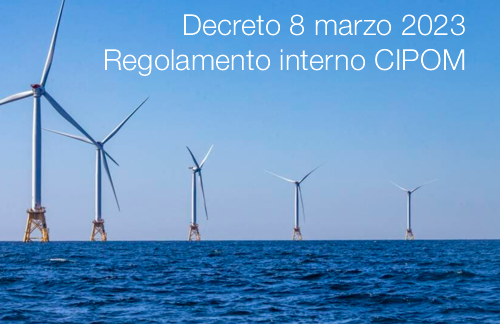 Decreto 8 marzo 2023 Regolamento interno CIPOM Decreto 8 marzo 2023 Regolamento interno CIPOM