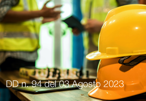Decreto Direttoriale n 94 del 03 Agosto 2023 Decreto Direttoriale n 94 del 03 Agosto 2023
