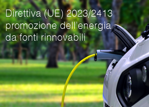 Direttiva UR 2023 2413 Direttiva UR 2023 2413