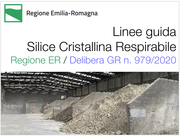 Linee guida lavoratori esposti Silice Cristallina Respirabile ER 2020 Linee guida lavoratori esposti Silice Cristallina Respirabile ER 2020