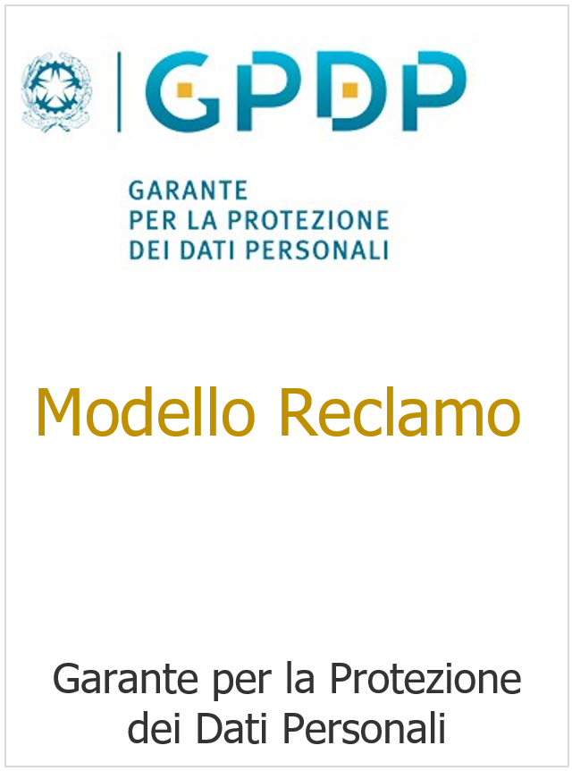 Modello di Reclamo GPDP Modello di Reclamo GPDP