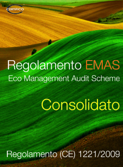 Regolamento EMAS 2023 SMALL Regolamento EMAS 2023 SMALL