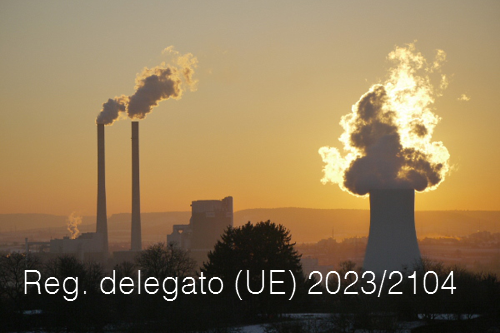Regolamento delegato UE 2023 2104 Regolamento delegato UE 2023 2104