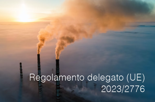 Regolamento delegato UE 2023 2776 Regolamento delegato UE 2023 2776