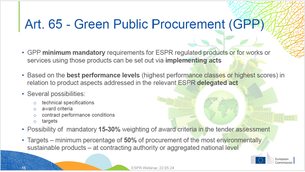 Art 65 Green Public Procurement GPP Art 65 Green Public Procurement GPP