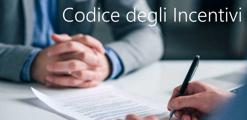 Codice degli Incentivi Codice degli Incentivi