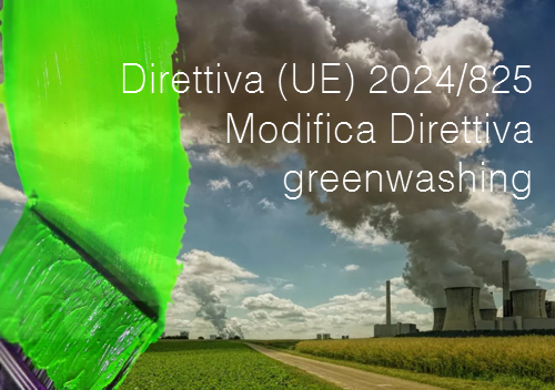 Direttiva UE 2024 825 Direttiva UE 2024 825