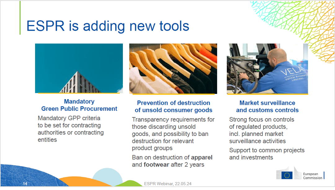 ESPR is adding new tools ESPR is adding new tools