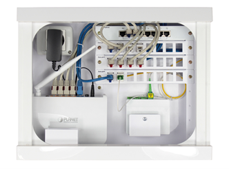 Figura 2 QDSA Quadro di distribuzione dei segnali ottici d appartamento Figura 2 QDSA Quadro di distribuzione dei segnali ottici d appartamento