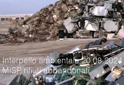 Interpello ambientale 20 08 2024 MISP rifiuti abbandonati Interpello ambientale 20 08 2024 MISP rifiuti abbandonati