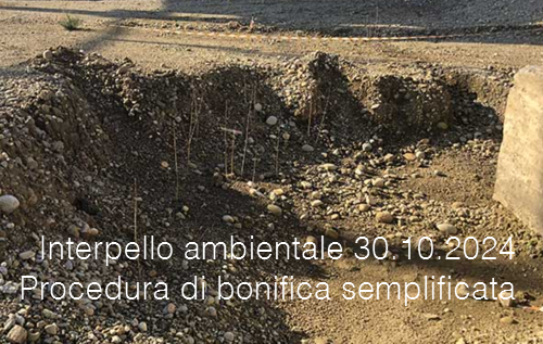 Interpello ambientale 30 10 2024 Procedura di bonifica semplificata Interpello ambientale 30 10 2024 Procedura di bonifica semplificata