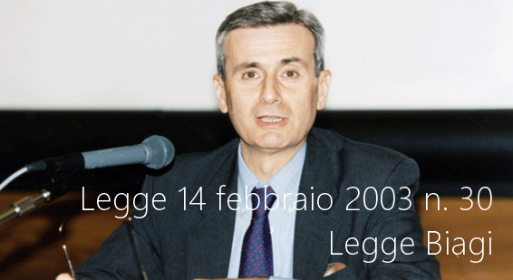 Legge 14 febbraio 2003 n 30 Legge Biagi Legge 14 febbraio 2003 n 30 Legge Biagi