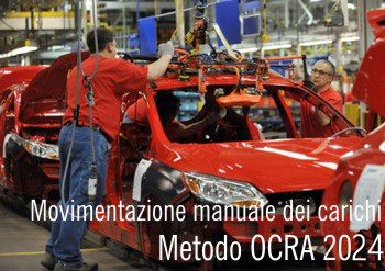 Movimentazione Manuale dei Carichi Metodo OCRA 2024 Movimentazione Manuale dei Carichi Metodo OCRA 2024